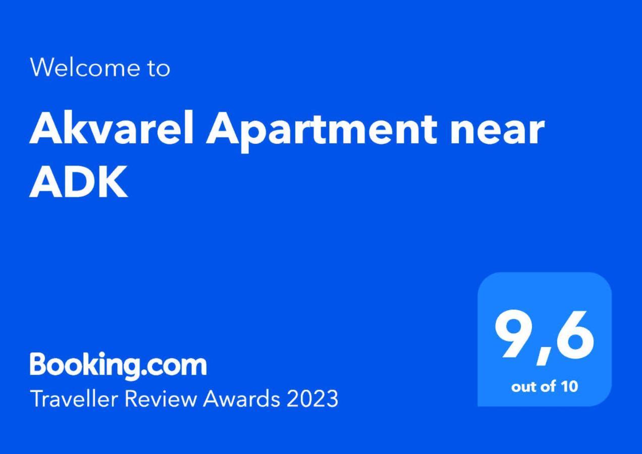 Akvarel Apartment Near Adk الماتي المظهر الخارجي الصورة